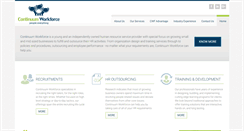 Desktop Screenshot of continuumworkforce.com
